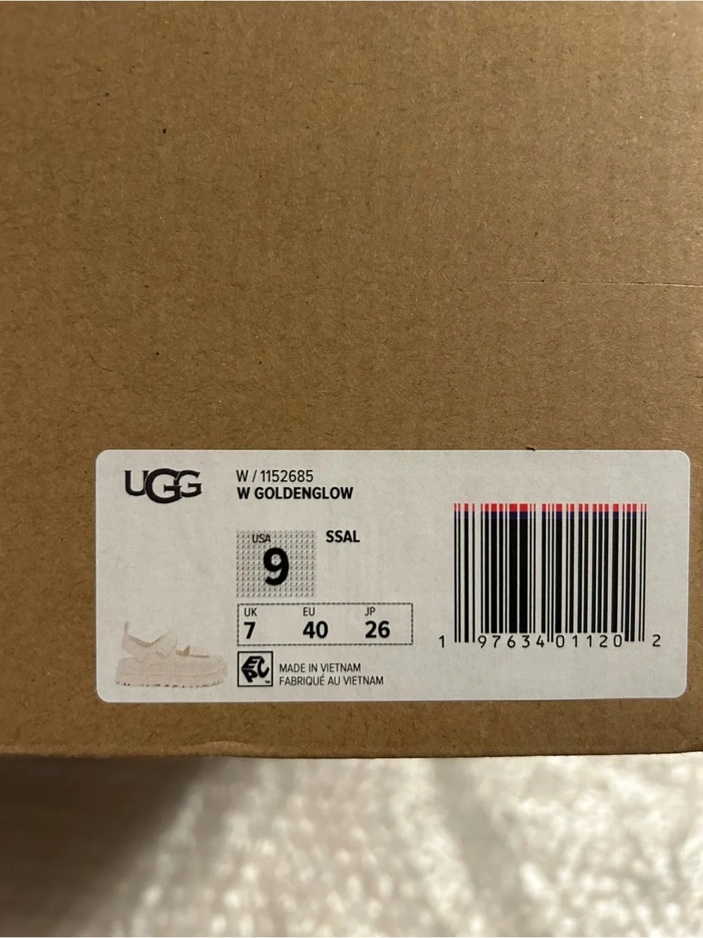 UGG Cream Platform Lug Sandals - Picture 2 of 6